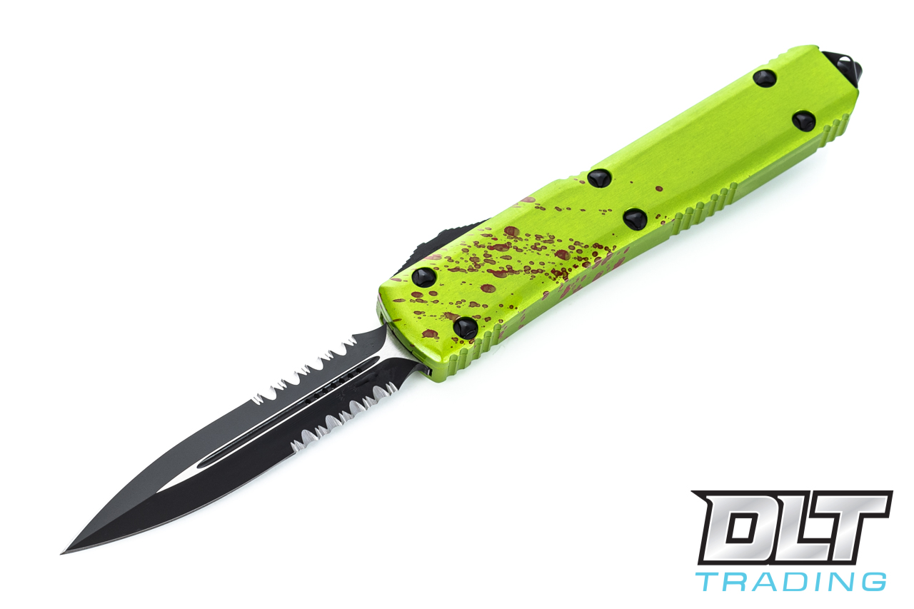 Microtech Ultratech D/E - Zombietech Handle - Partial Serrations
