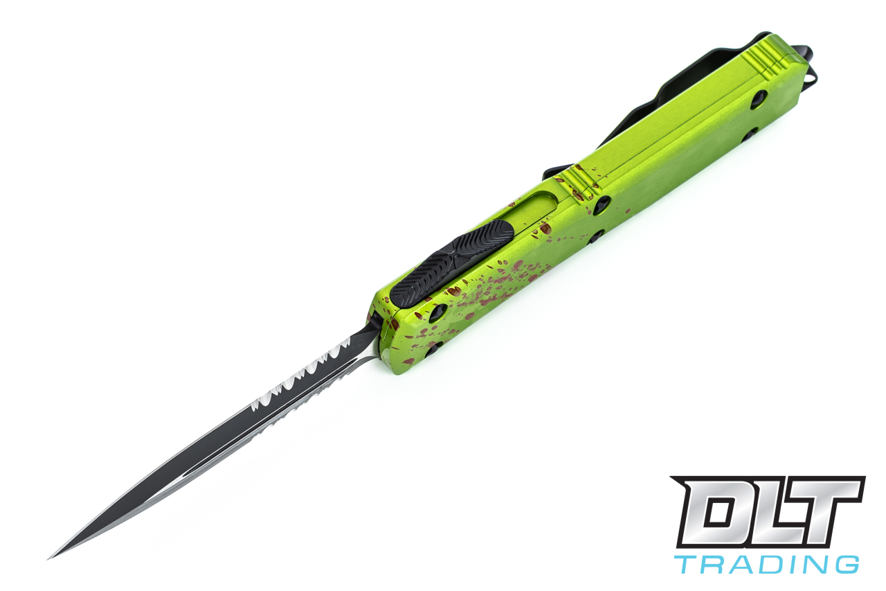 Microtech Ultratech D/E - Zombietech Handle - Partial Serrations