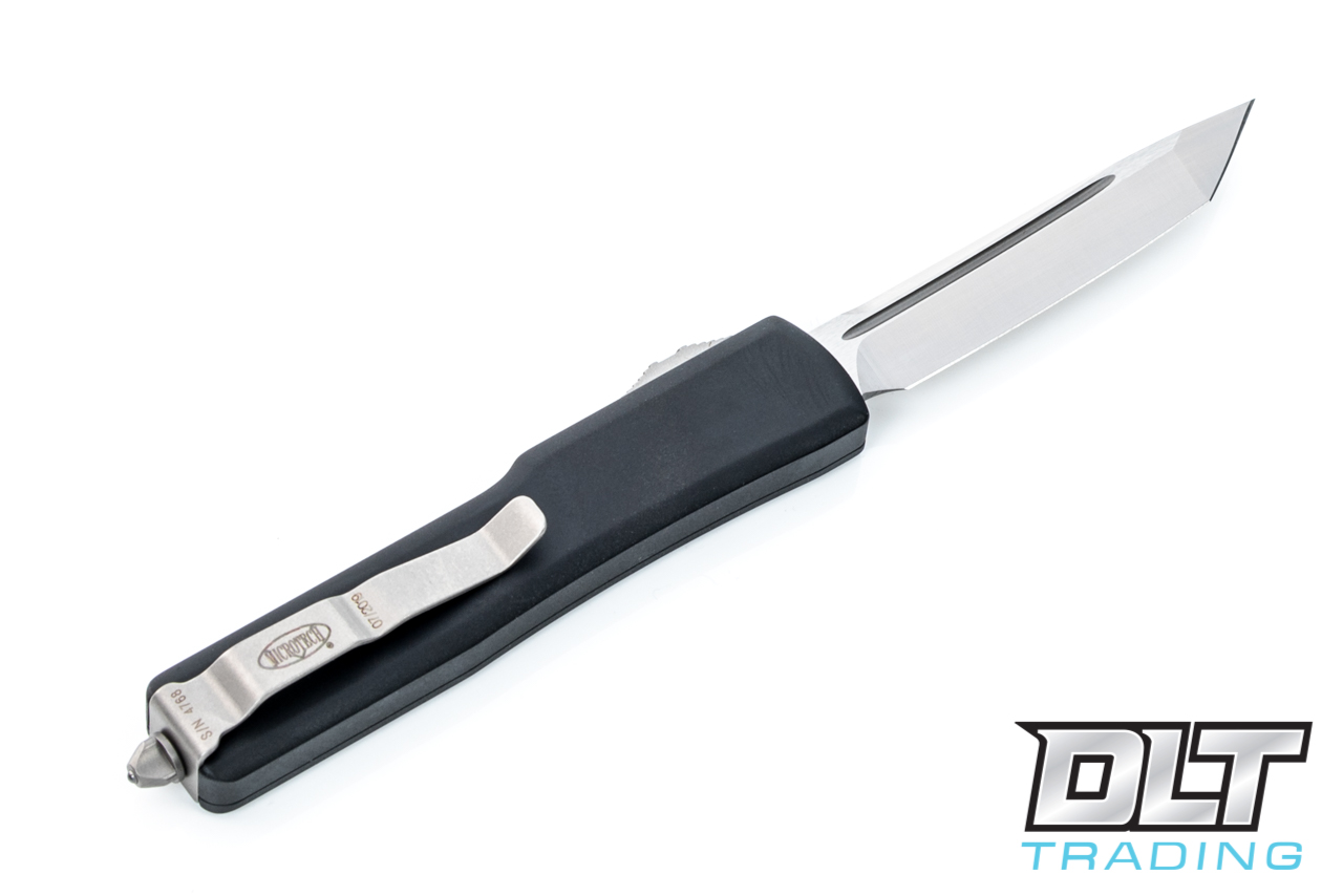 Microtech UTX-70 T/E - Black Handle - Satin Blade