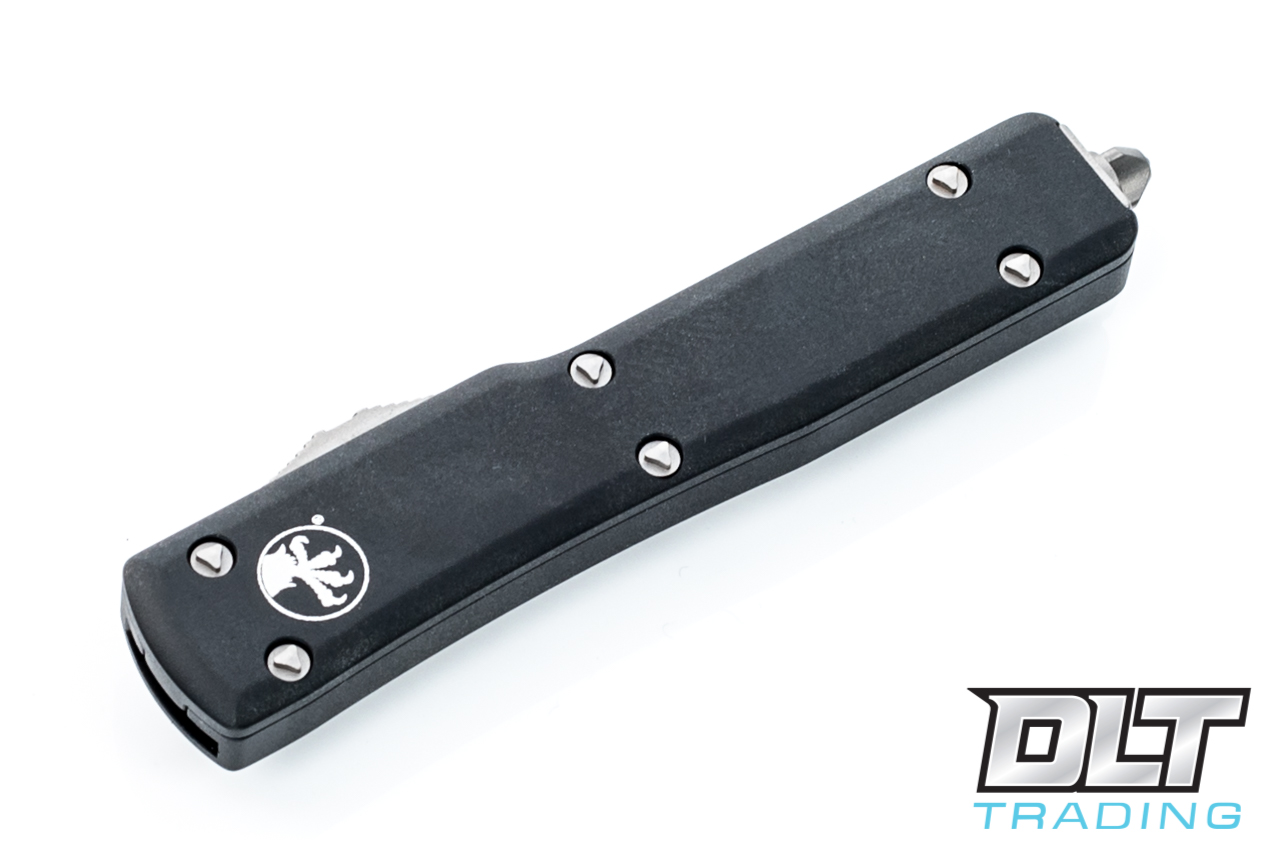 Microtech UTX-70 T/E - Black Handle - Satin Blade