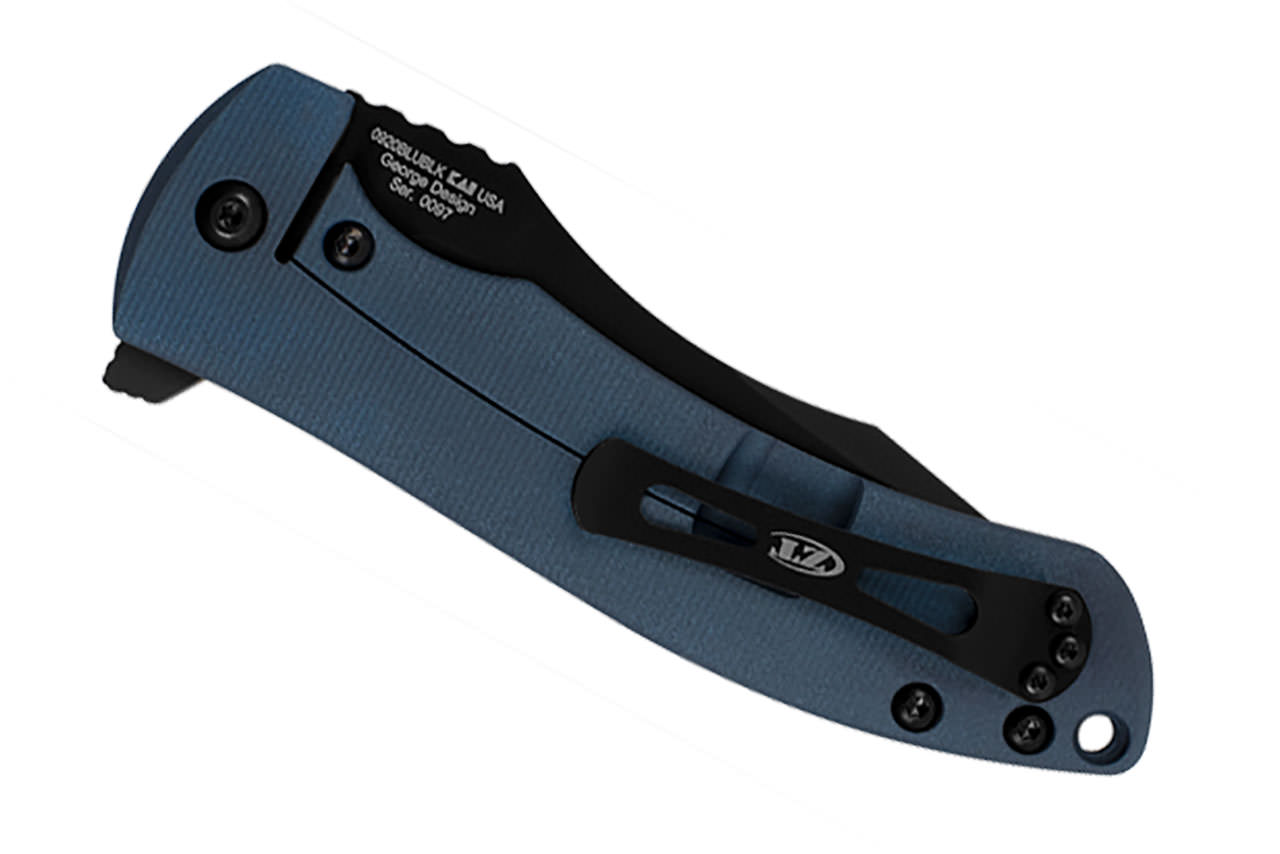 Zero Tolerance 0920BLUBLK Les George Flipper - Sprint Run - DLT