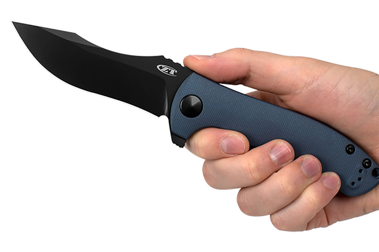 Zero Tolerance 0920BLUBLK Les George Flipper - Sprint Run - DLT