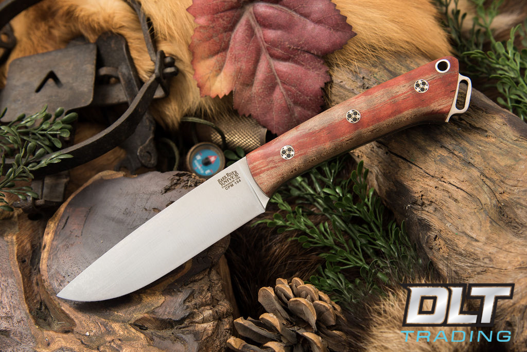 Bark River Knives | Fox River CPM-154 - Red & Natural Tigertail 