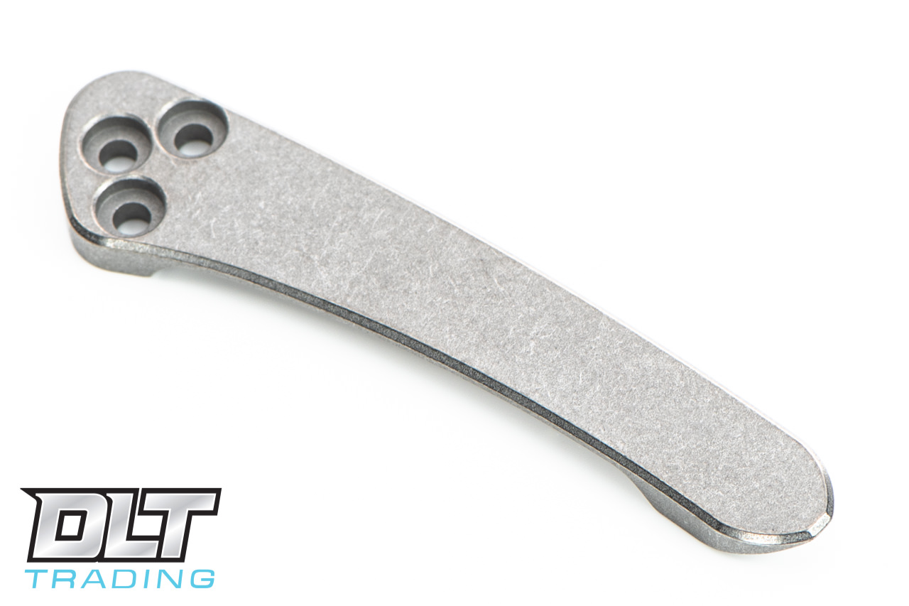 RGT Spyderco Paramilitary 2 Clip V2 - Roughwashed Titanium - DLT