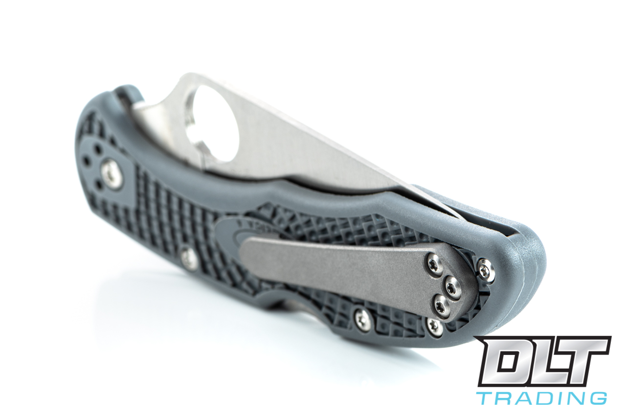 RGT Spyderco Universal 3 Hole Clip - Blasted - DLT Trading