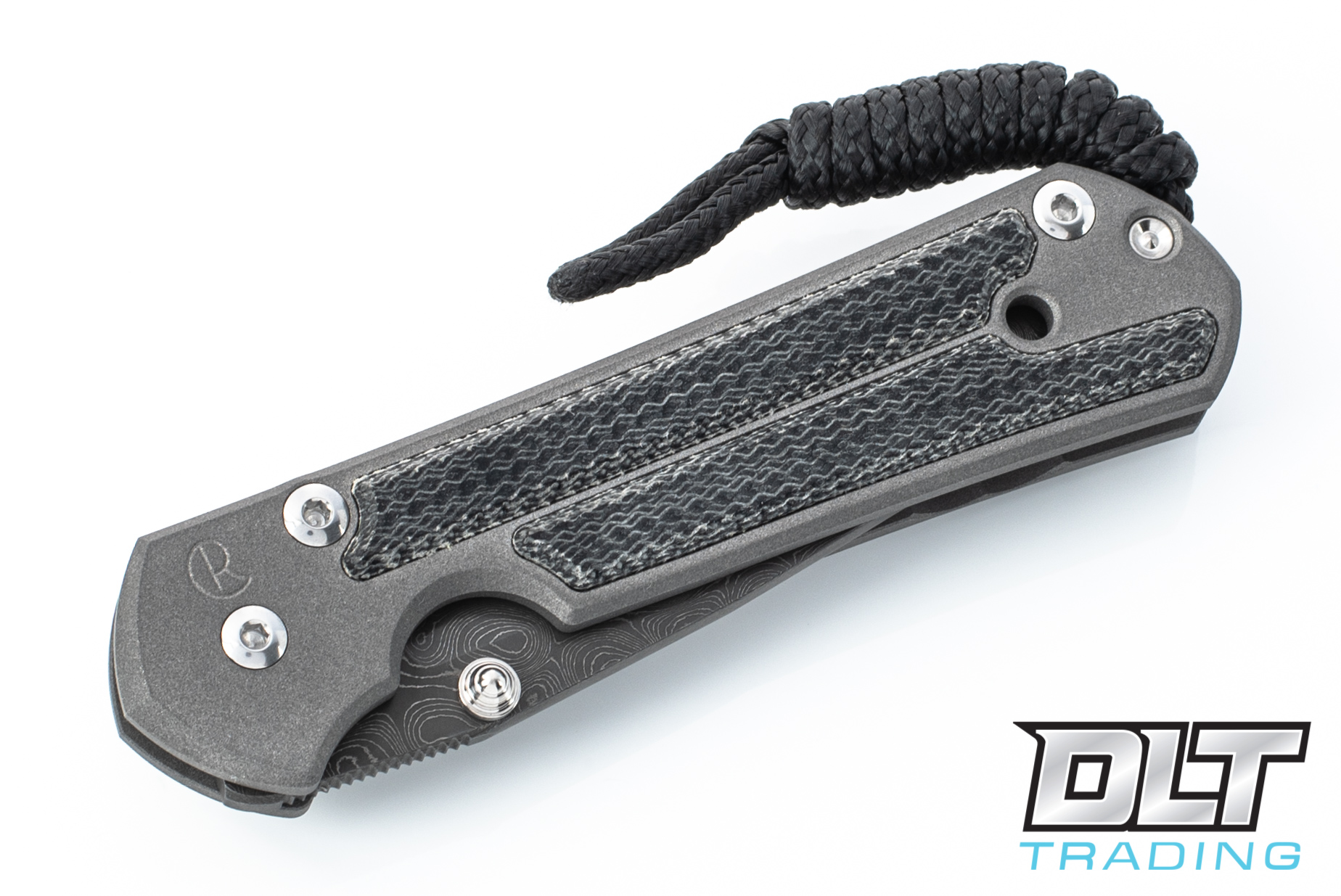 Chris Reeve | Small Sebenza 21 - Raindrop Damascus - Black Micarta