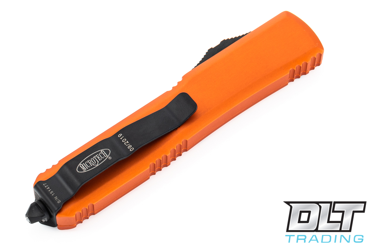 MY LIFE ストレッチャー オレンジ Microtech Ultratech D/E - Orange Handle - Satin Blade