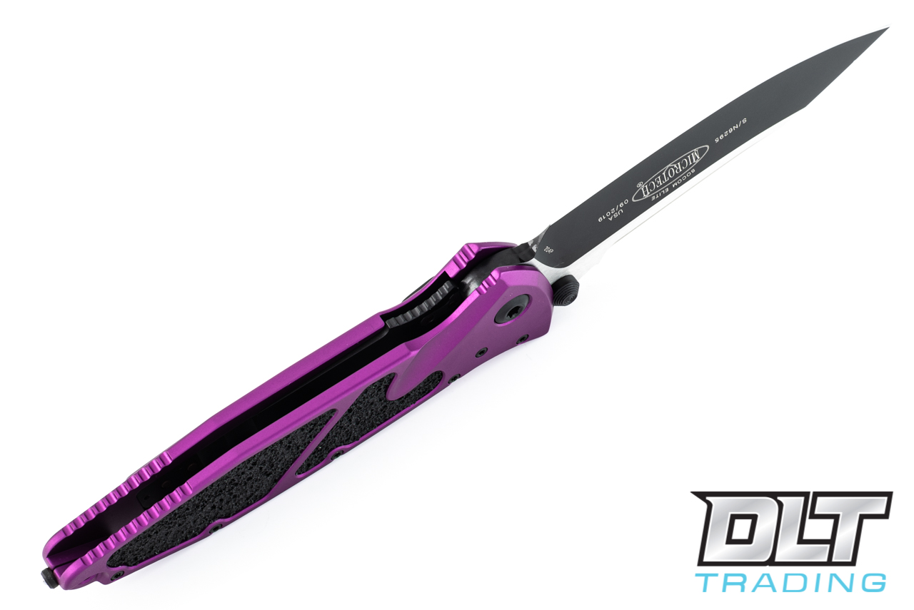 Microtech 160-1VI SOCOM Elite S/E-M - Violet Handle - Black Blade