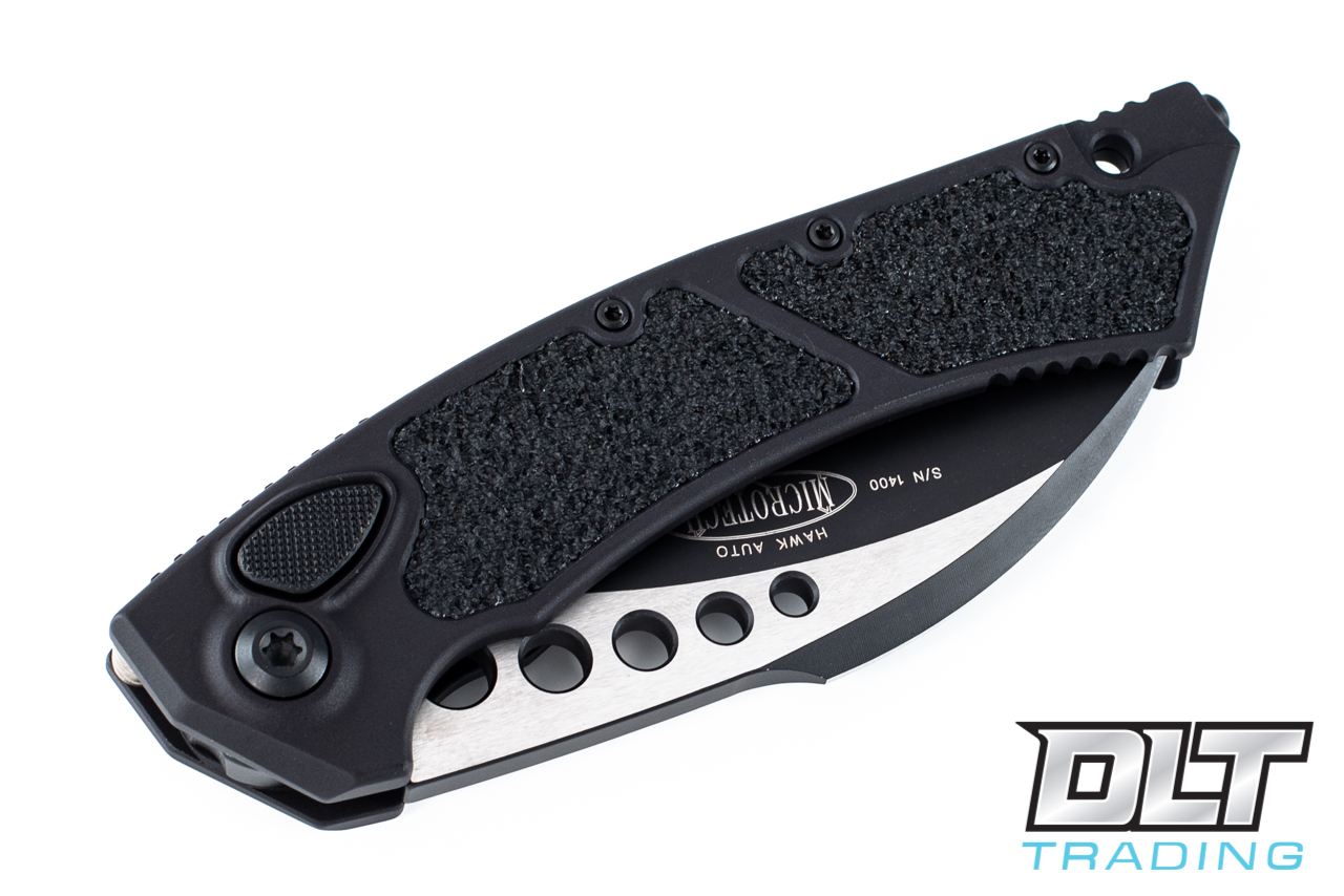 Microtech 166-1T Hawk - Black Handle - Black Blade - DLT Trading