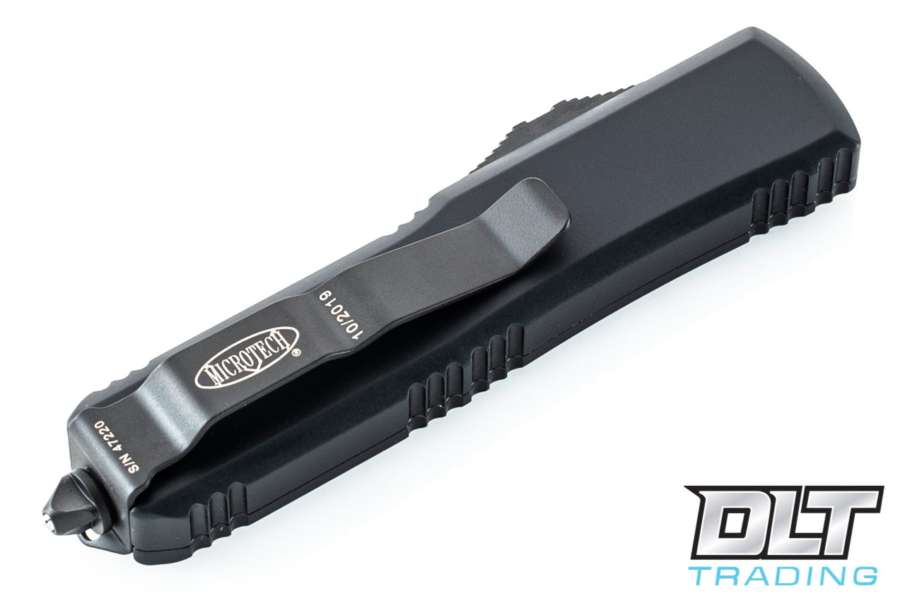 Ut. Microtech UTX-85 Spartan - Black Handle - Black Blade