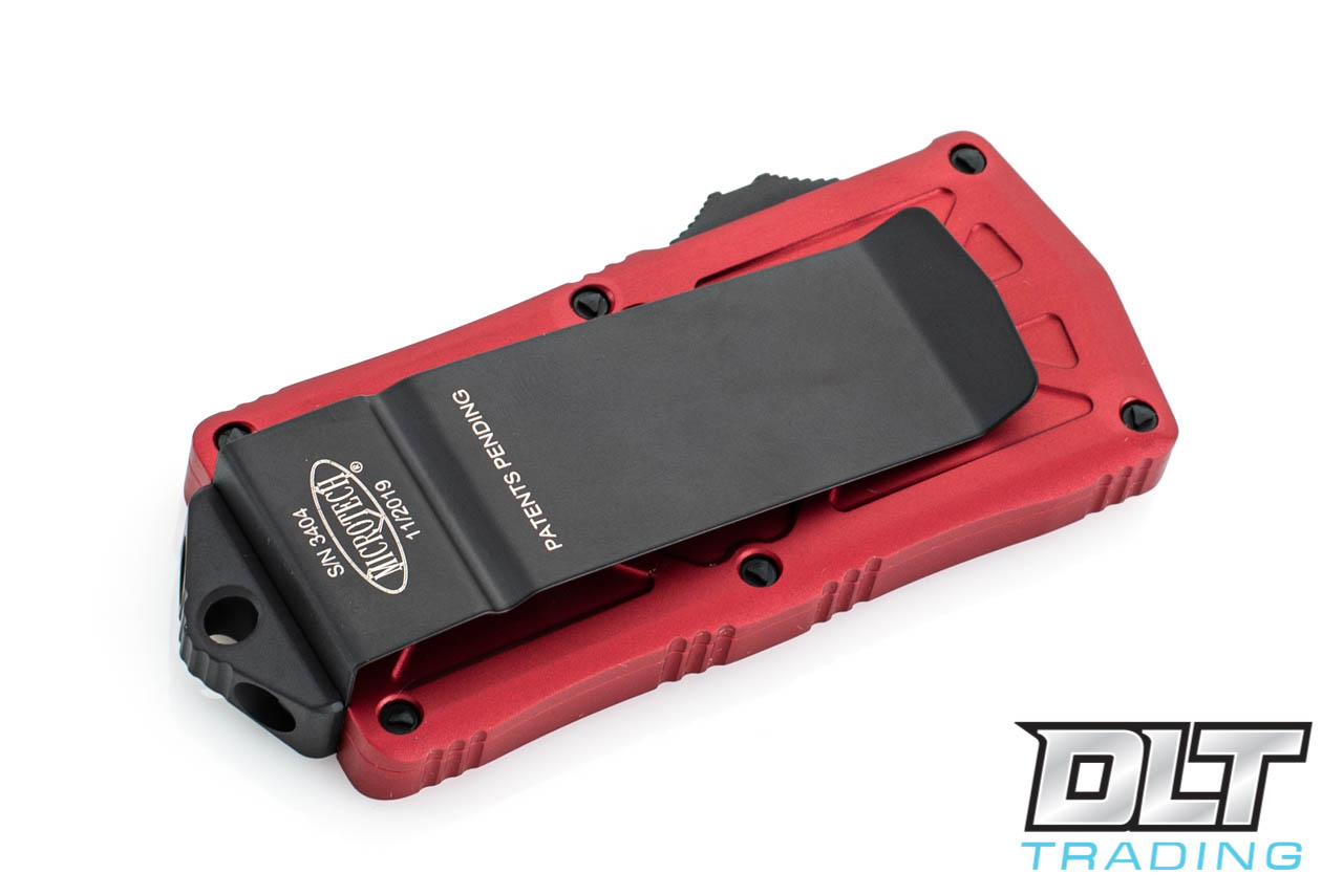 Microtech 157-1RD Exocet - Red Handle - Black Blade - DLT Trading