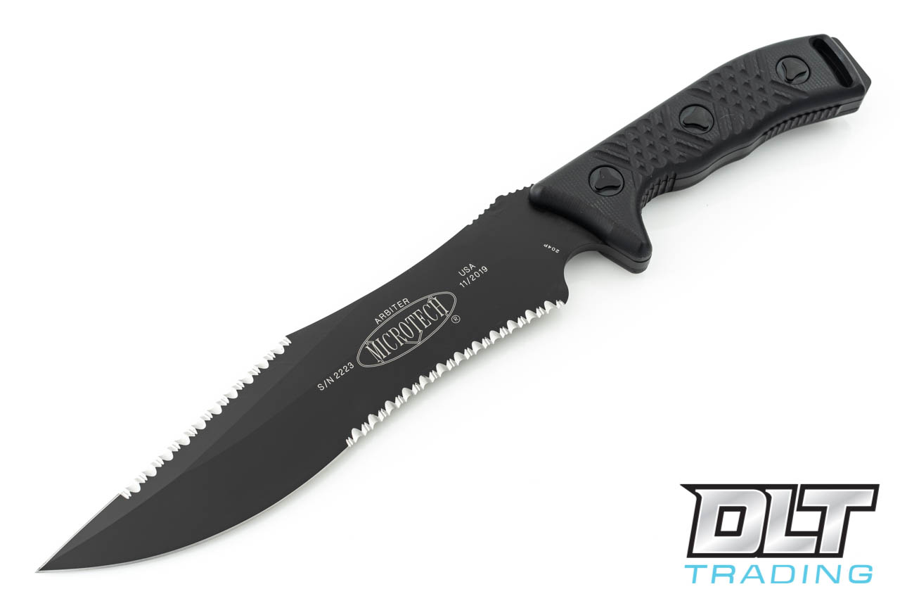 Microtech 104-3 Arbiter - Black Handle - Black Blade - DLT Trading