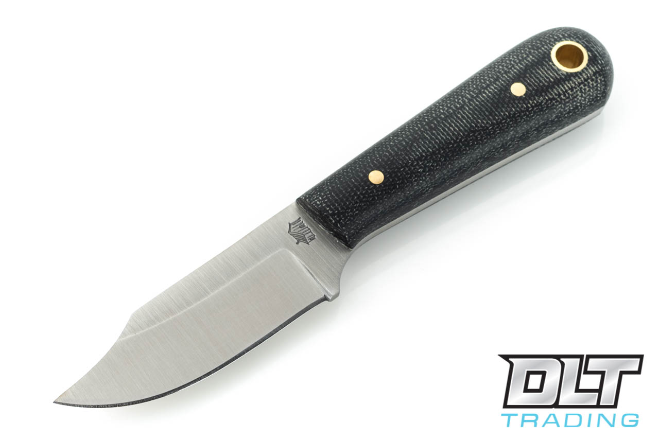 LT Wright Frontier Trapper - Black Micarta & Matte Finish
