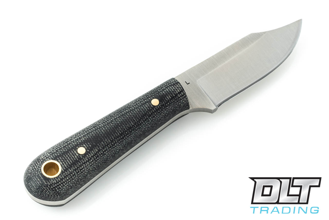 LT Wright Frontier Trapper - Black Micarta & Matte Finish