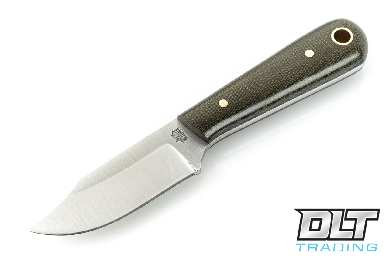 LT Wright Frontier Trapper - Green Micarta - DLT Trading