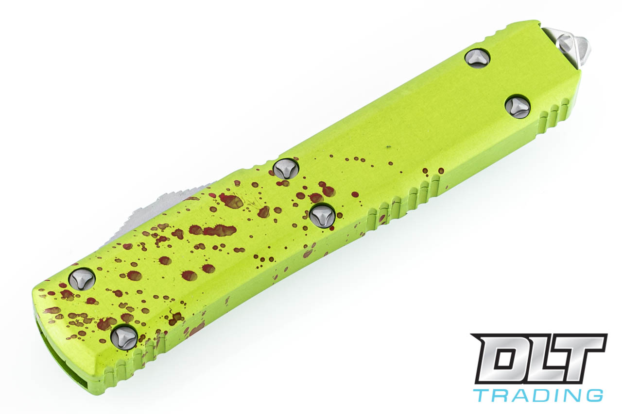 Microtech Ultratech D/E - Zombie Handle - Stonewash Blade