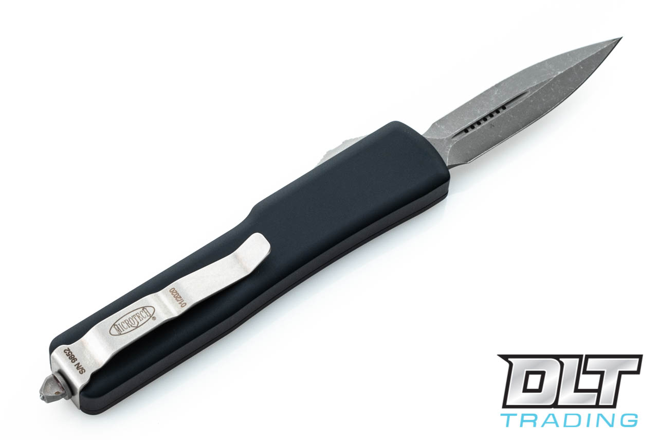 Microtech UTX-70 D/E CA - Black Handle - Apocalyptic Blade