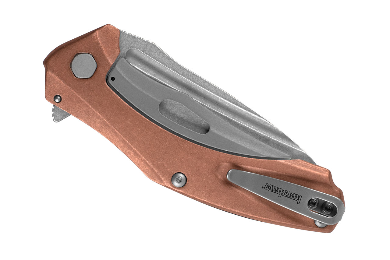 Kershaw Natrix 7007CU Copper D2 Steel Flipper Knife
