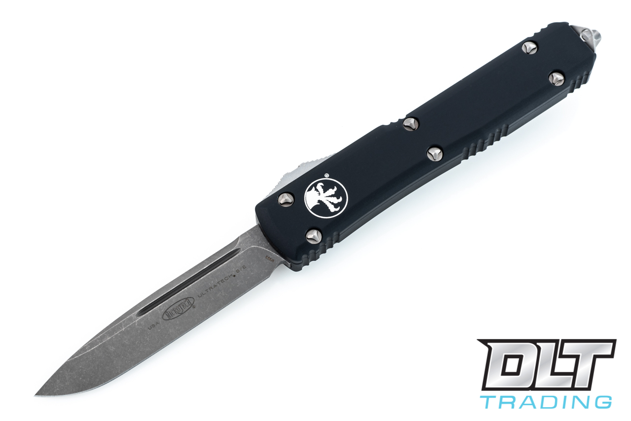 Microtech Ultratech S/E - Black Handle - Apocalyptic Blade