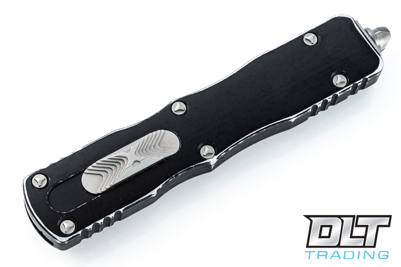 Microtech 227-D3DBK Dirac Delta D/E - Distressed Black Handle