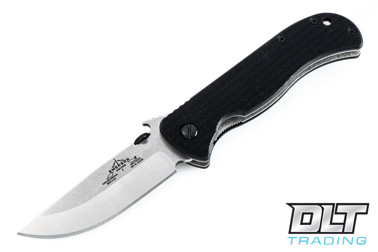 Keath Emerson関連 CD10枚 Emerson Overland Renegade - Stonewashed Blade - Black G-10 - DLT
