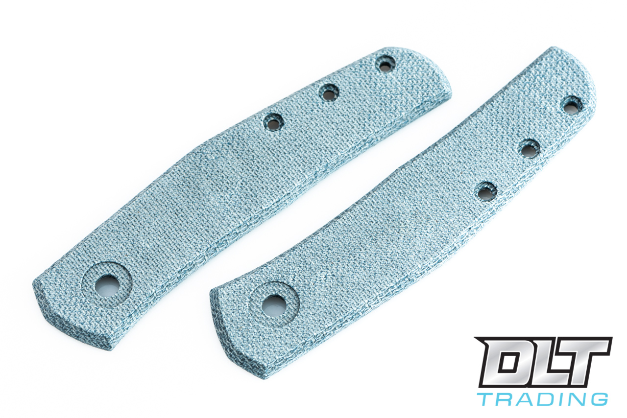 RGT Zero Tolerance 0230 Slipjoint Scale Set - Blue Denim Micarta