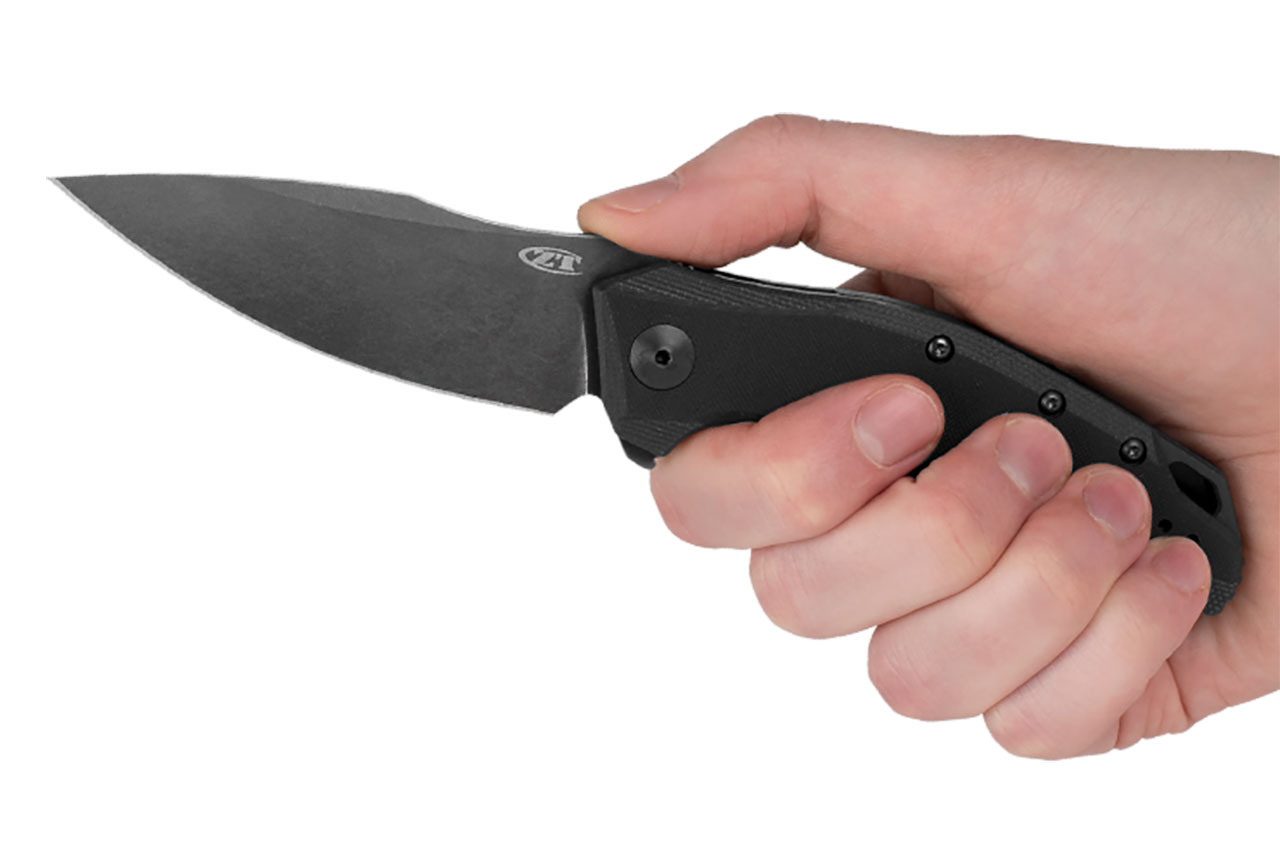 ZT 0357BW SpeedSafe Flipper Knife - 3.25