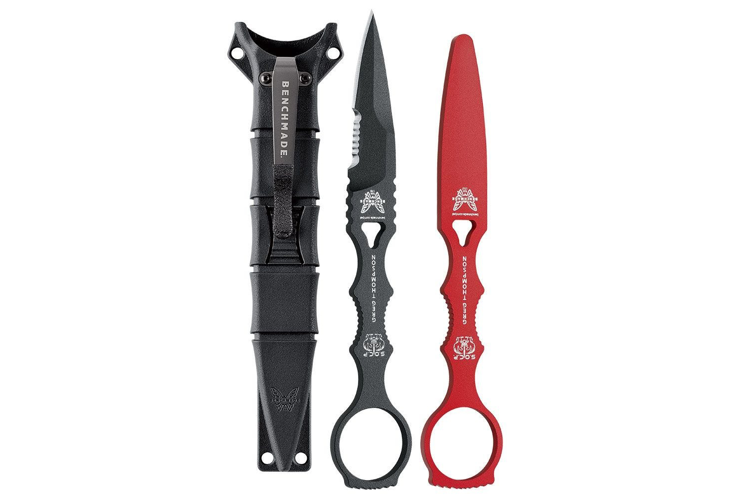 BP SC-2ブランクとフロッグプロダクツ BKH レッドウッドグリップのセット Benchmade 178SBK-COMBO - SOCP Knife & Trainer - DLT Trading