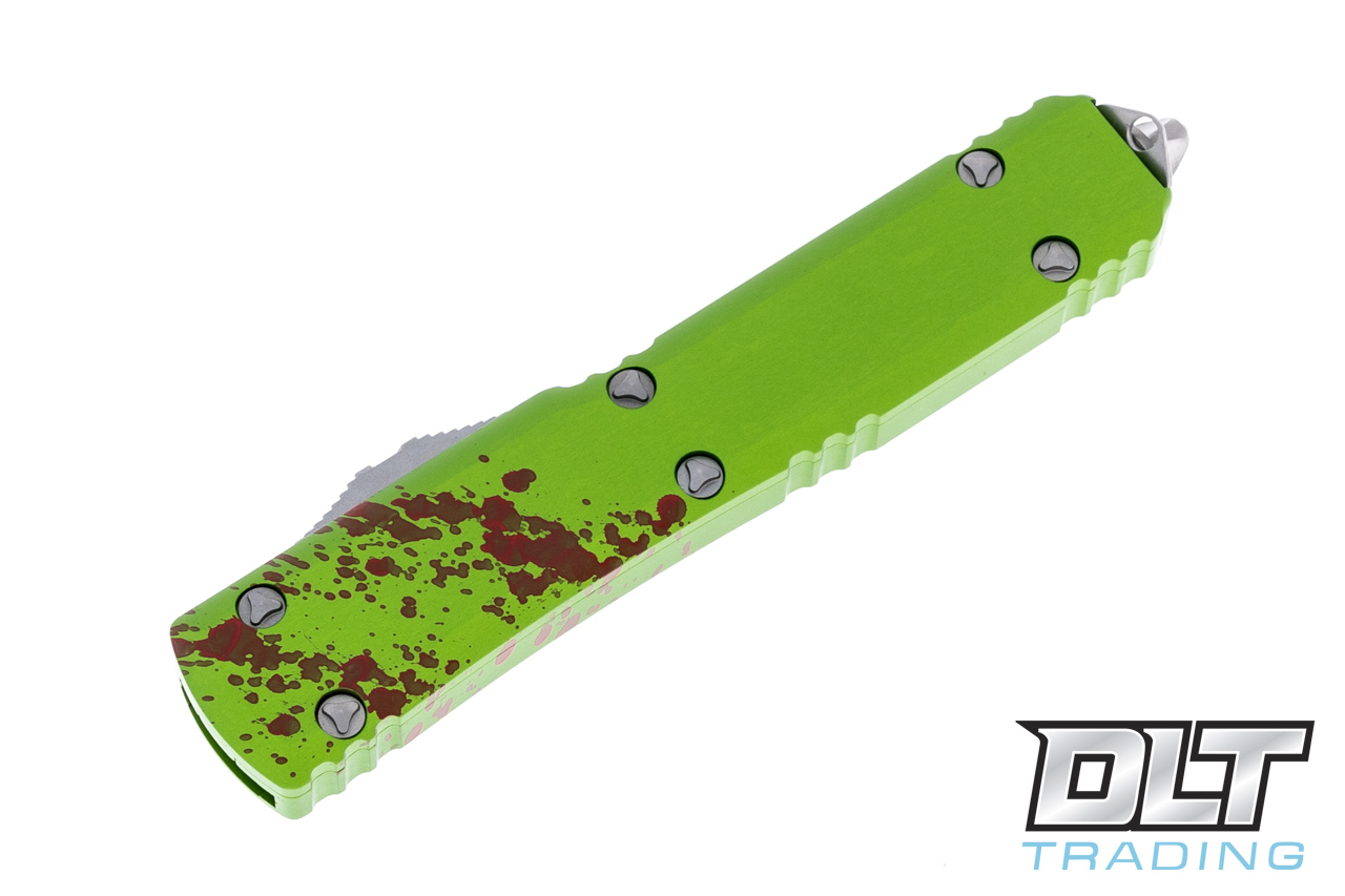 Microtech Ultratech D/E - Zombie Handle - Stonewashed Blade