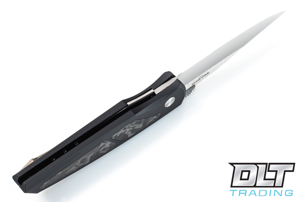 Pro-Tech Harkins ATAC Double Action - Black Handle - Marbled