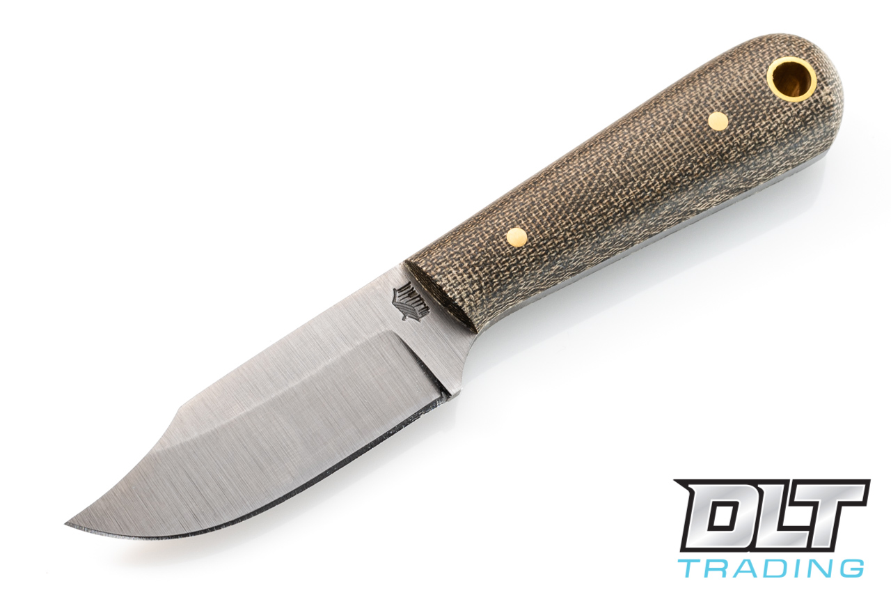 LT Wright Frontier Trapper A2 - Green Micarta & Matte Finish