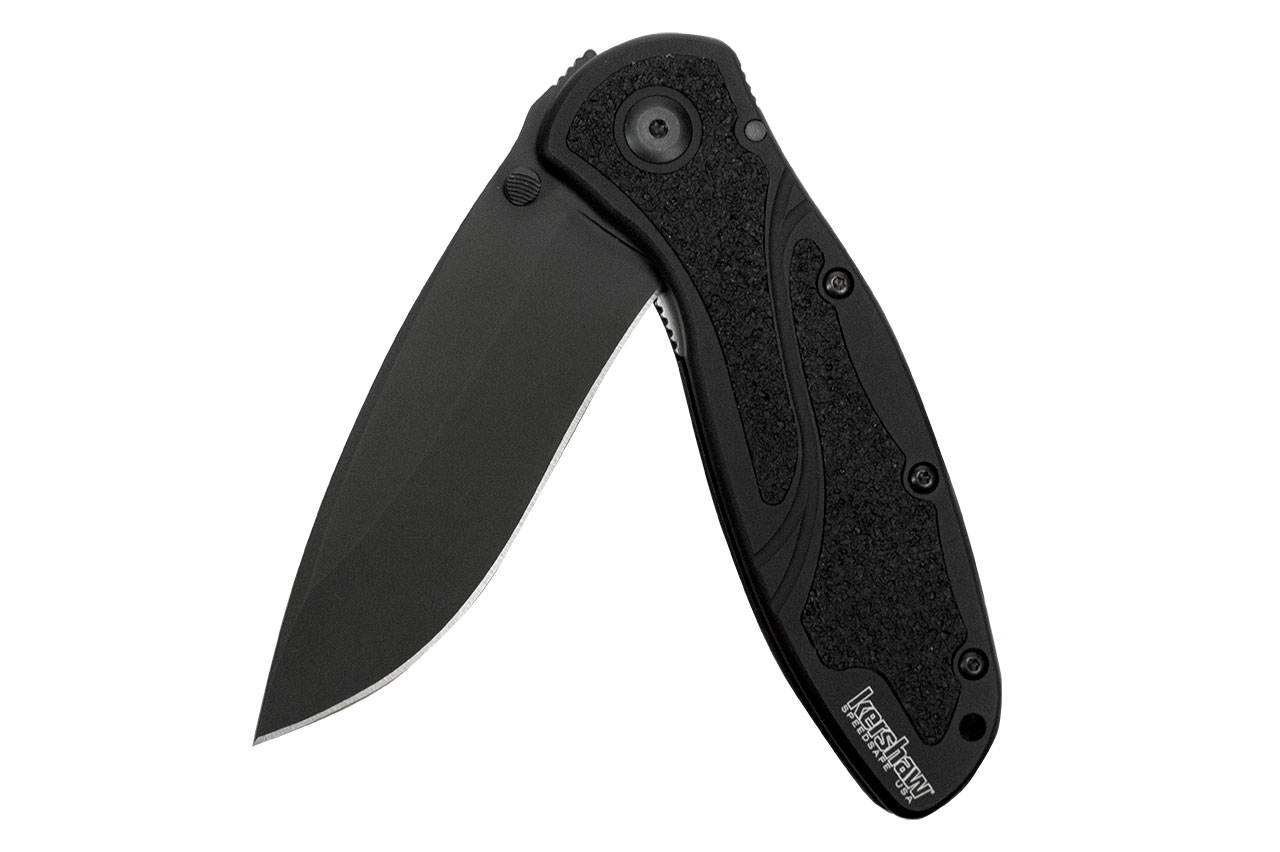 Kershaw Blur 1670BLK | Cerakoted 14C28N Aluminum SpeedSafe
