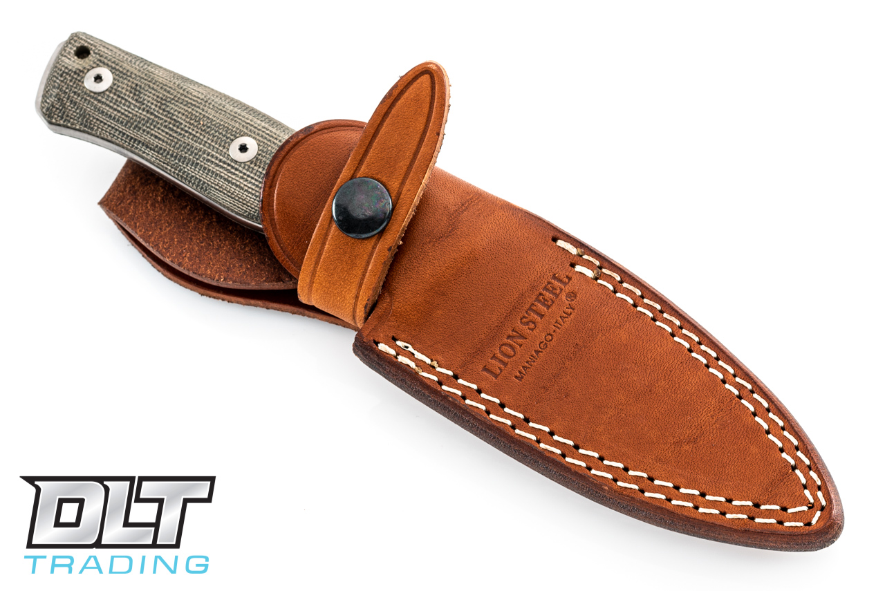 LionSteel | B35 Fixed Blade - Green Canvas