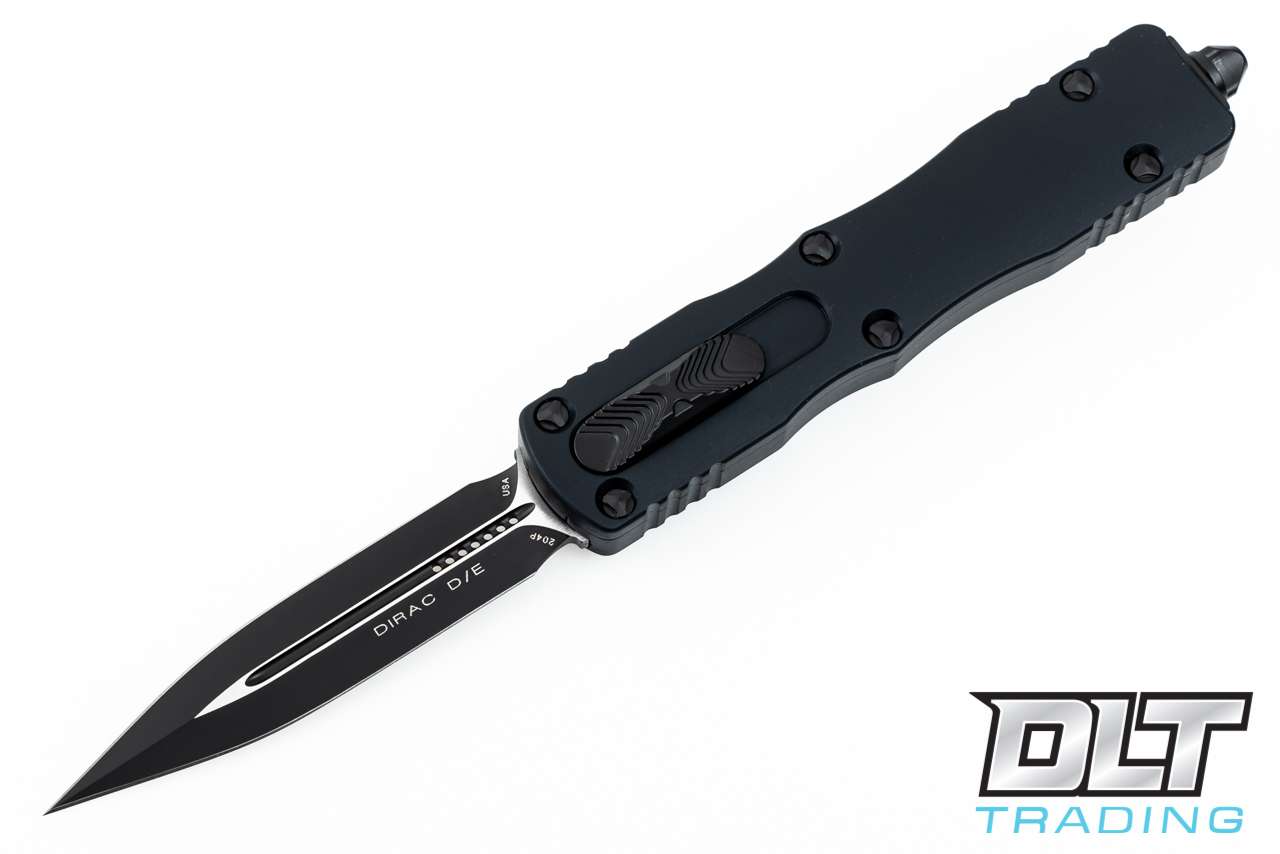 Microtech 225-1T Dirac D/E - Black Handle - Black Blade - DLT Trading