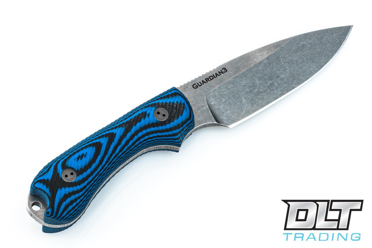 Bradford Guardian 3 3V - 3D Black & Blue G-10 - Saber Grind
