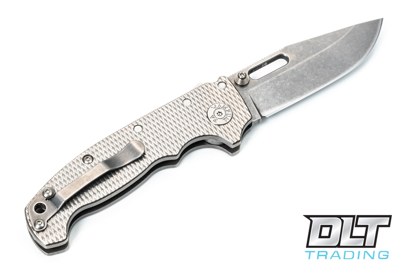 Demko MG AD20 3V - Slotted Clip Point - Titanium