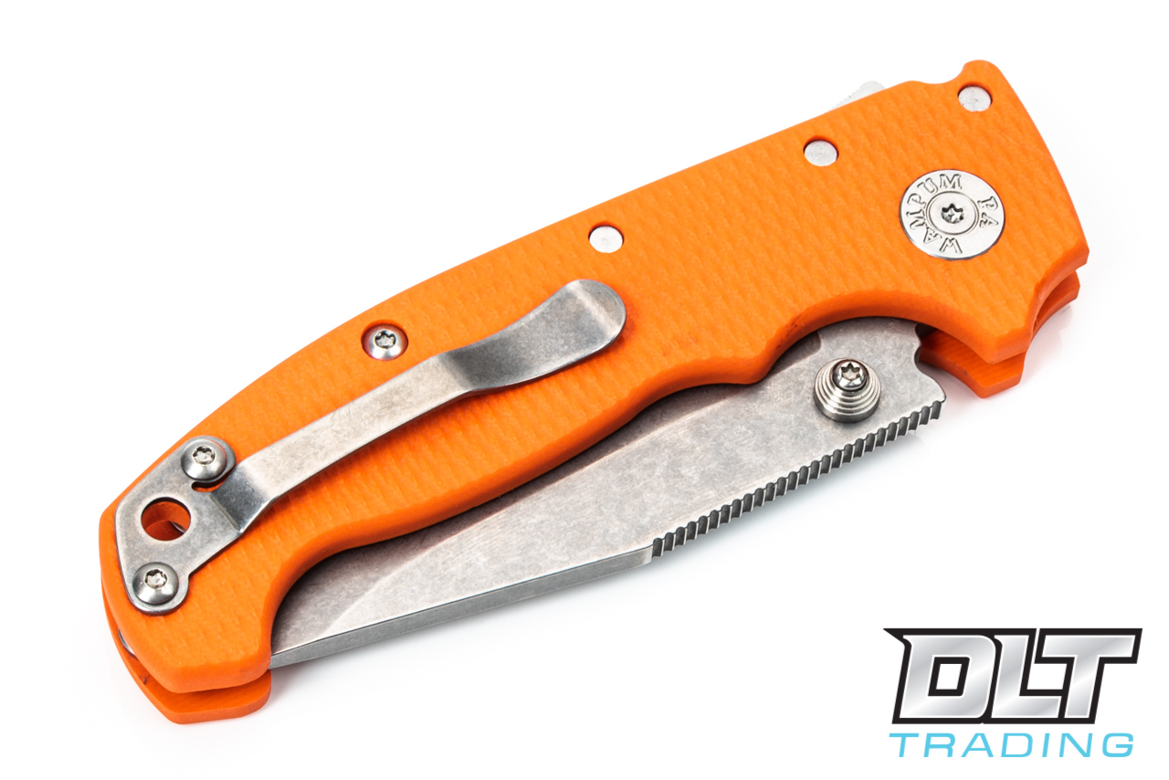Demko MG AD20 3V - Clip Point - Orange G-10