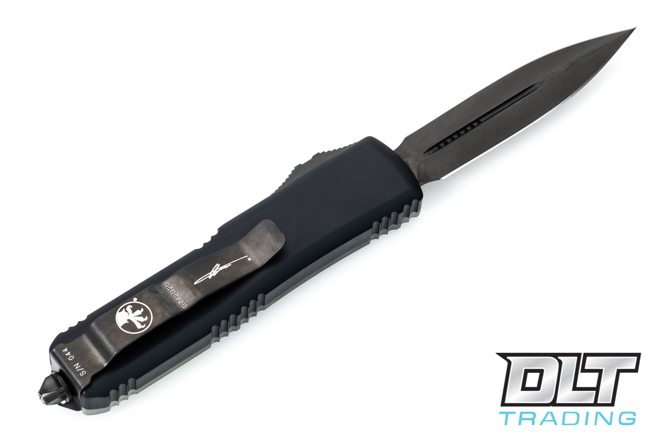 Microtech UTX-85 D/E - Jade Green G-10 - DLC Blade - Signature Series