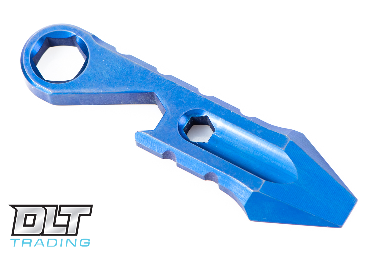 Combat Beads Pocket Pry Tool - Blue Anodized Titanium - DLT Trading