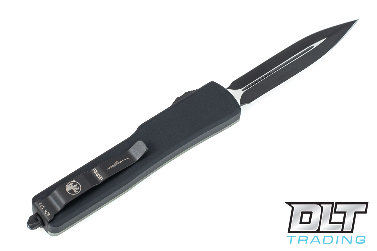 Microtech UTX-70 D/E - Jade Green G-10 - Black Blade - Signature