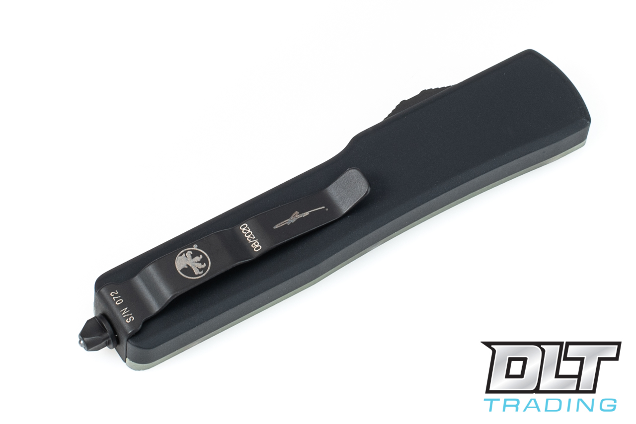 Microtech UTX-70 D/E - Jade Green G-10 - Black Blade - Signature