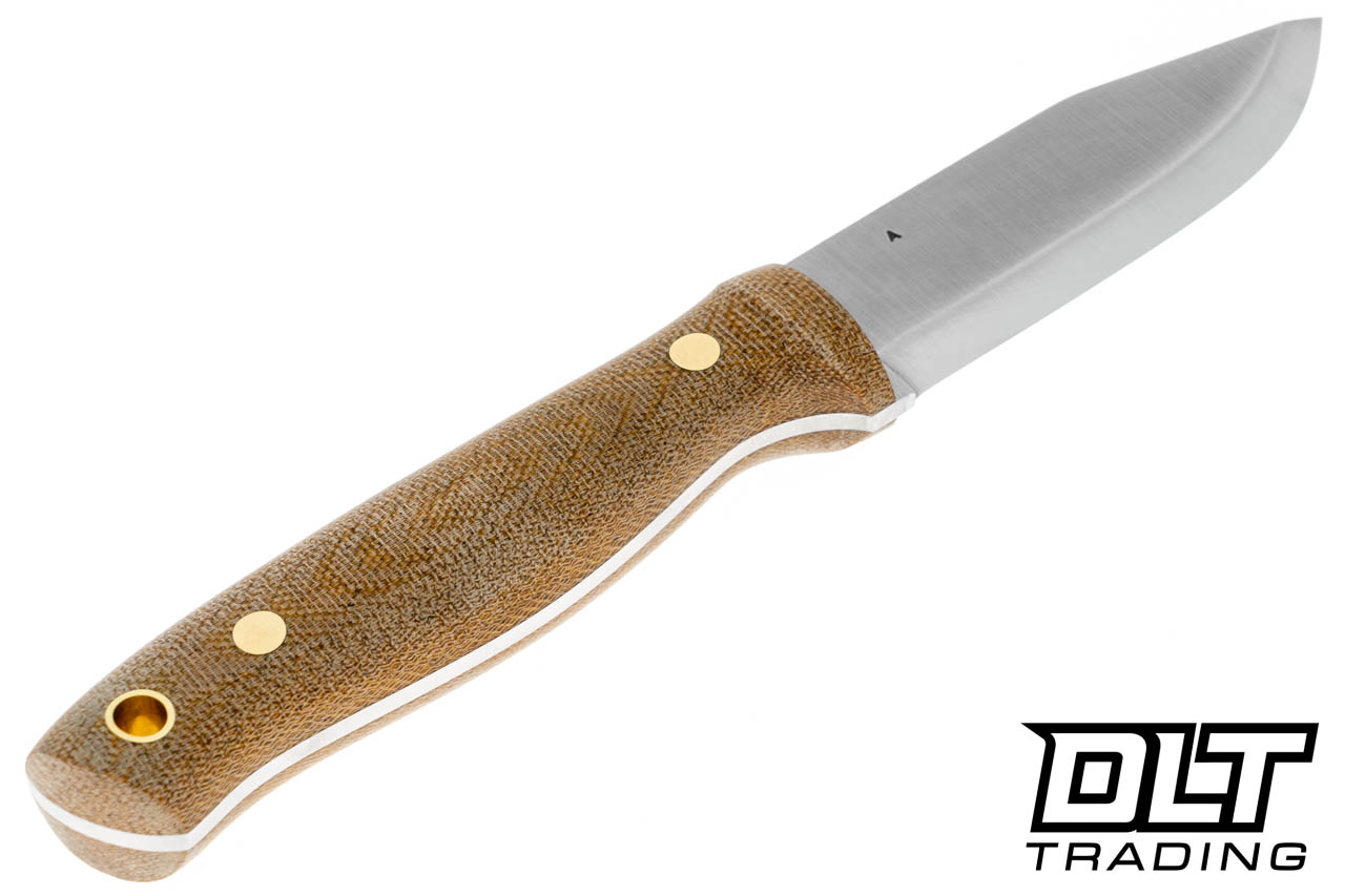 LT Wright | Switchback A2 - Scandi - Natural Micarta