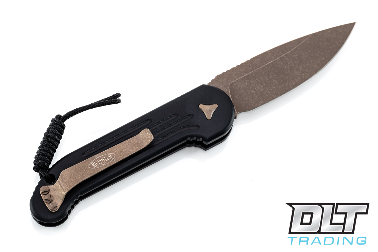 Microtech 135-13AP LUDT - Black Handle - Bronze Apocalyptic Blade