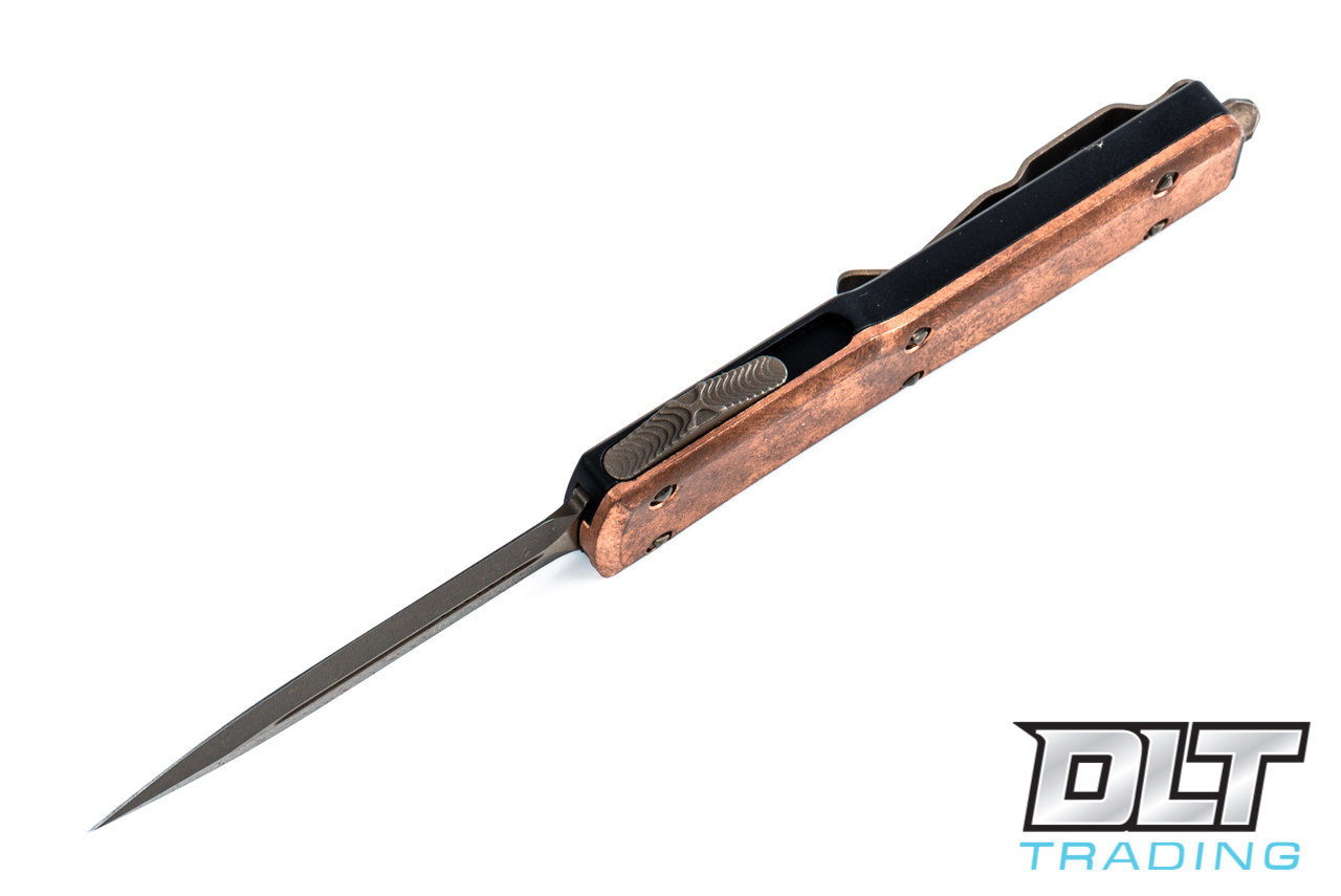 Microtech UTX-70 D/E - Copper - Bronze Apocalyptic Blade