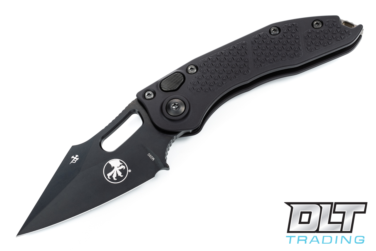 Microtech 169-1DLCTS Stitch S/E - Black Handle - DLC Blade