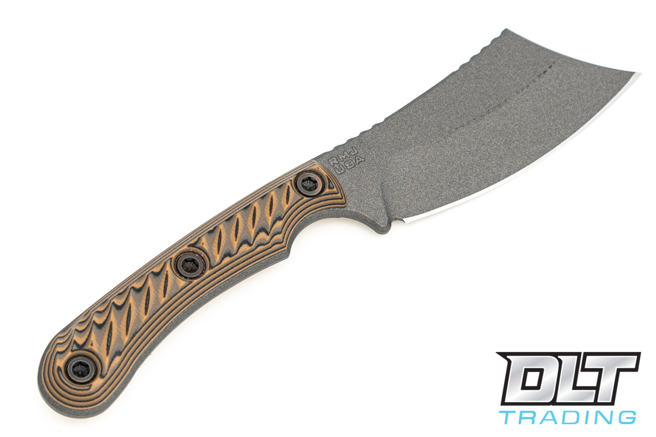 RMJ Tactical Jackdaw - Tungsten Cerakote - Hyena Brown G-10 - DLT