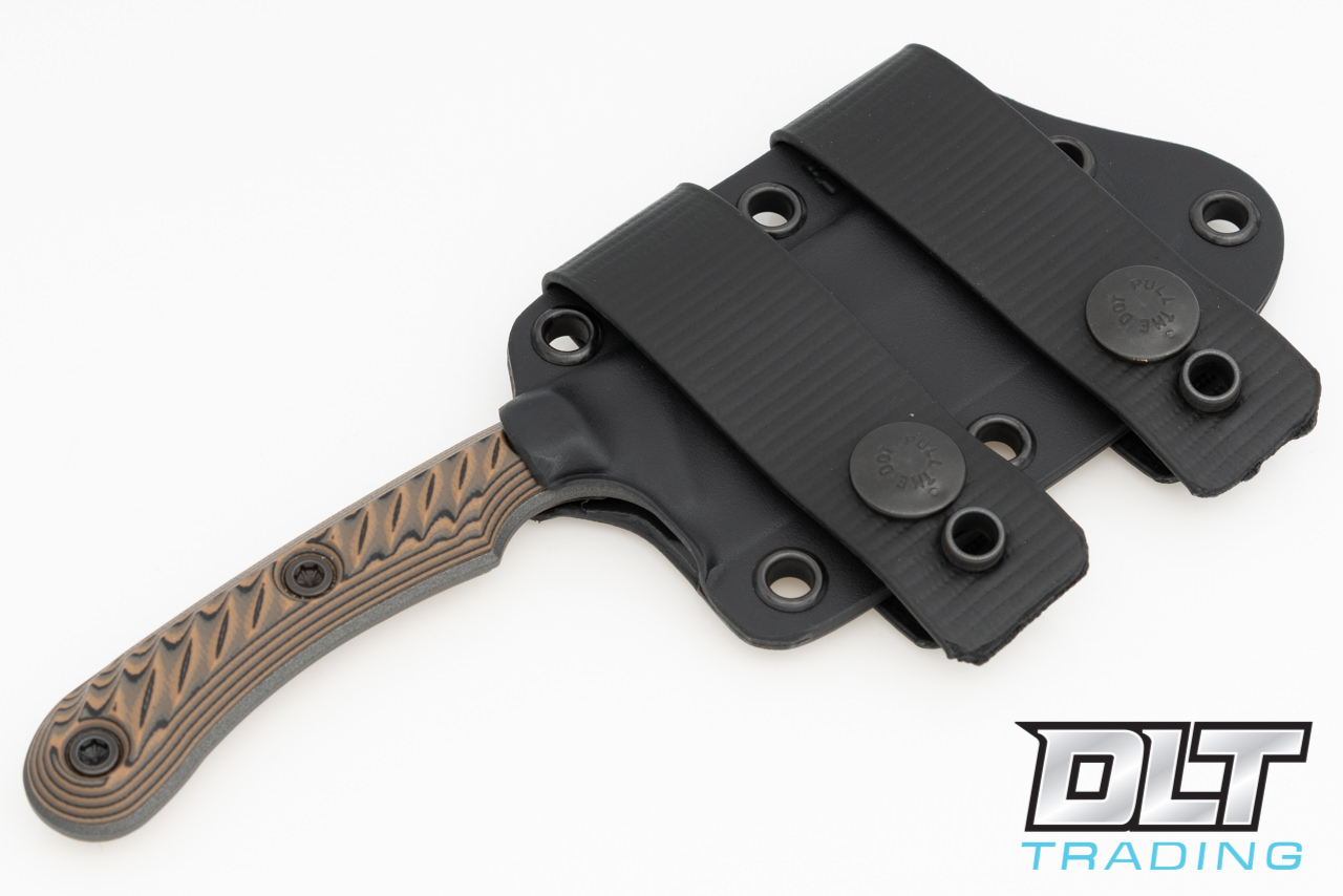 RMJ Tactical Jackdaw - Tungsten Cerakote - Hyena Brown G-10 - DLT