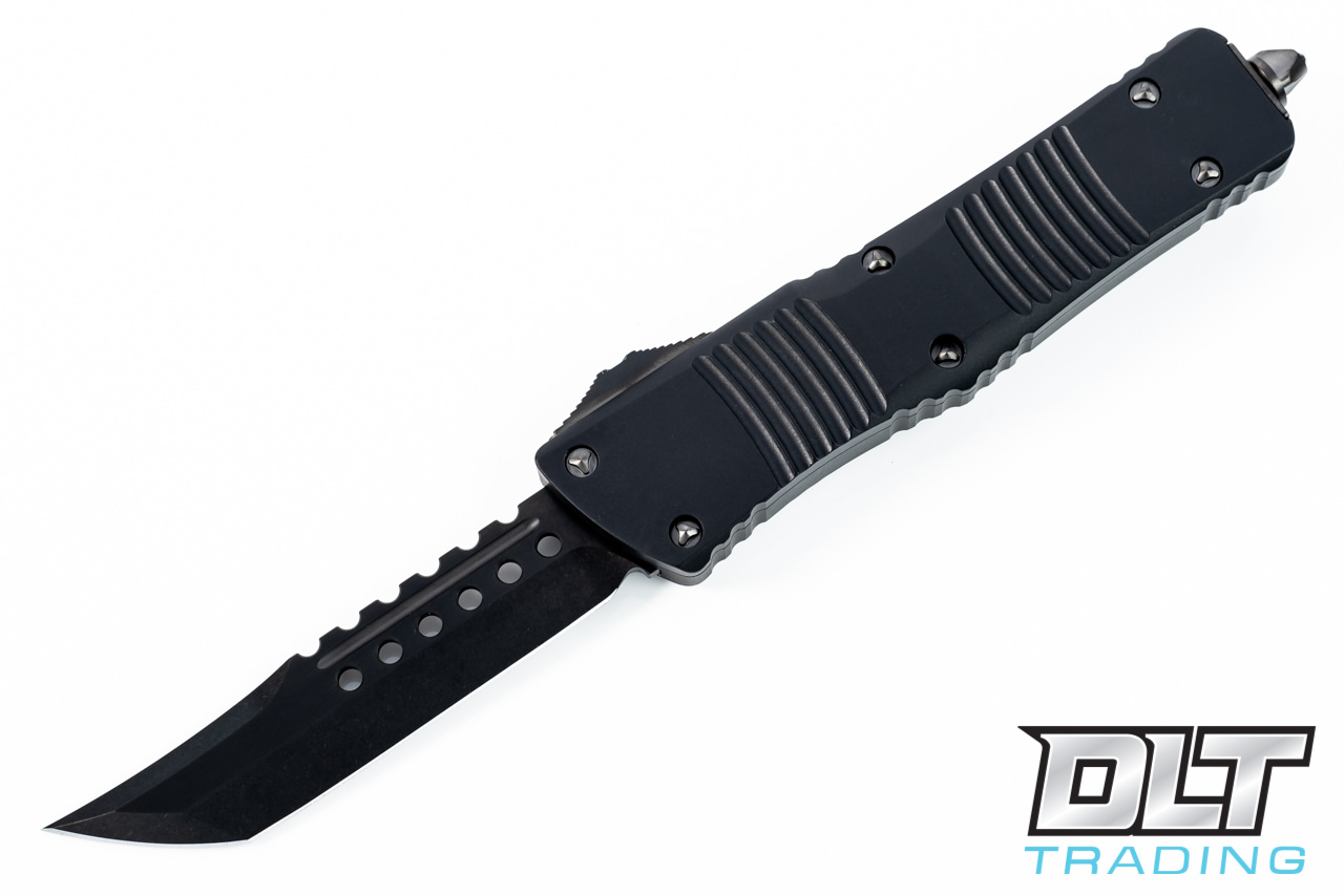 Microtech Combat Troodon Hellhound - Black Handle - DLC Blade