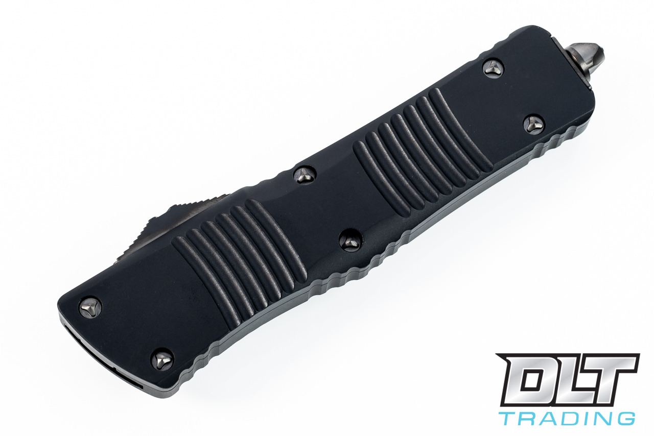 Microtech Combat Troodon Hellhound - Black Handle - DLC Blade