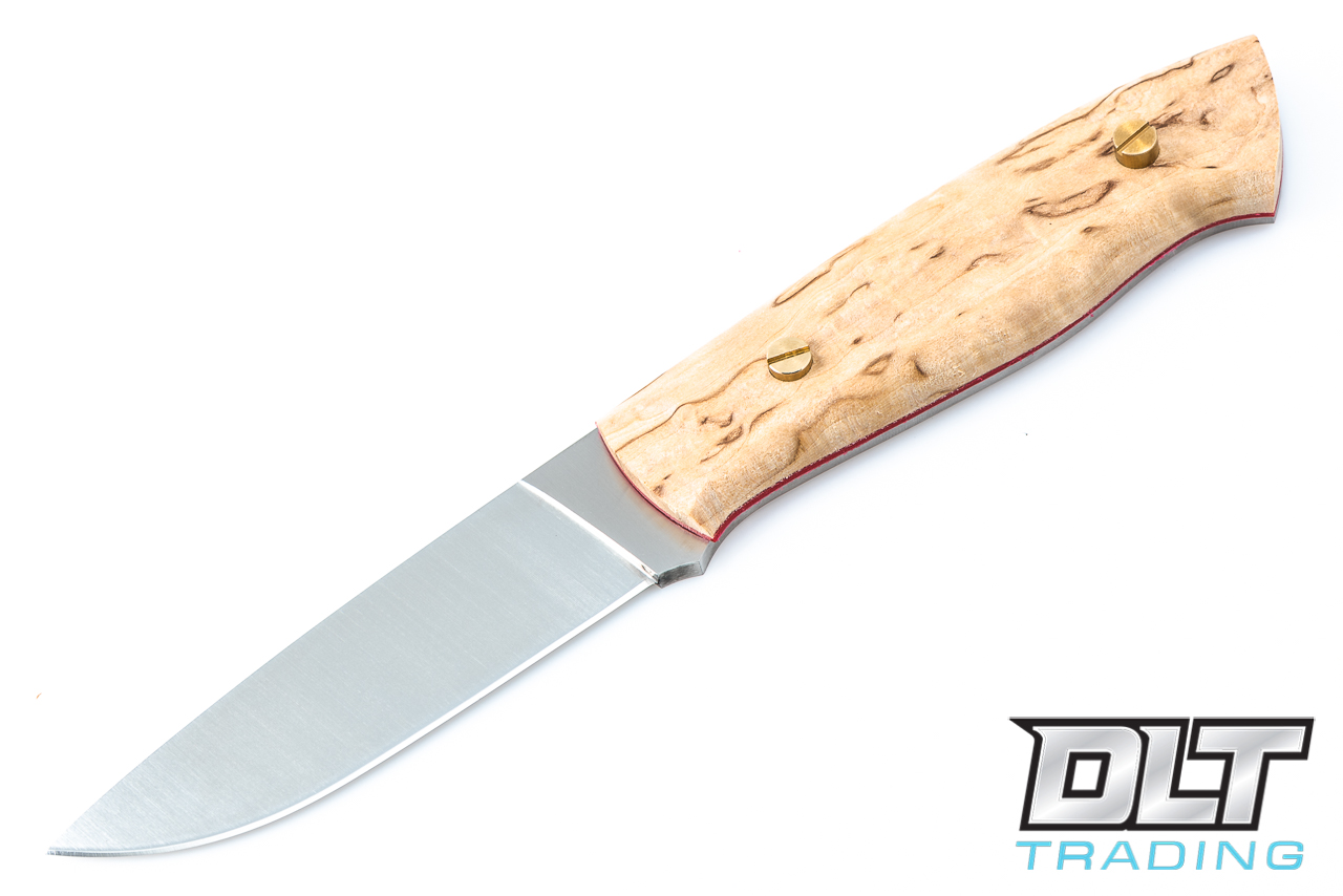 Enzo Trapper 95 Kit N690 Flat Ground - Curly Birch Burl Enzo Trapper 95 Kit N690 Flat Ground - Curly Birch Burl